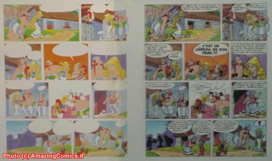 Fasi della realizzazione di Asterix