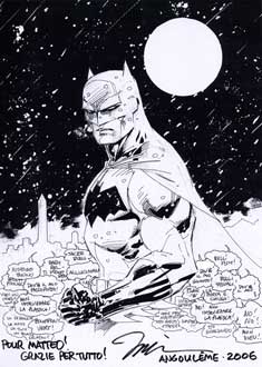 Original art di Batman by Jim Lee - clicca per ingrandire