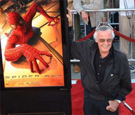 Stan Lee alla prima mondiale di "Spiderman the movie"